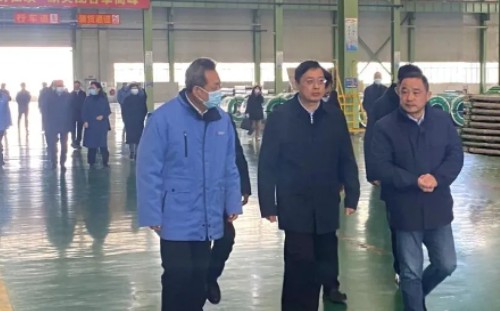 山西省委常委、副省长、太原市委书记韦韬一行调研大明太原加工中心