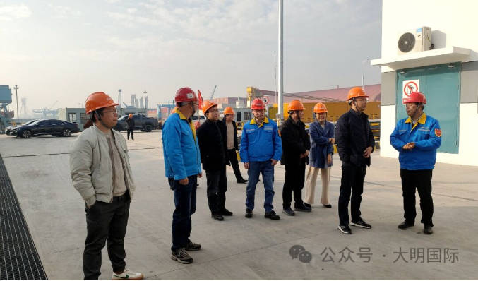 大明物流码头工程顺利通过涉水专项验收