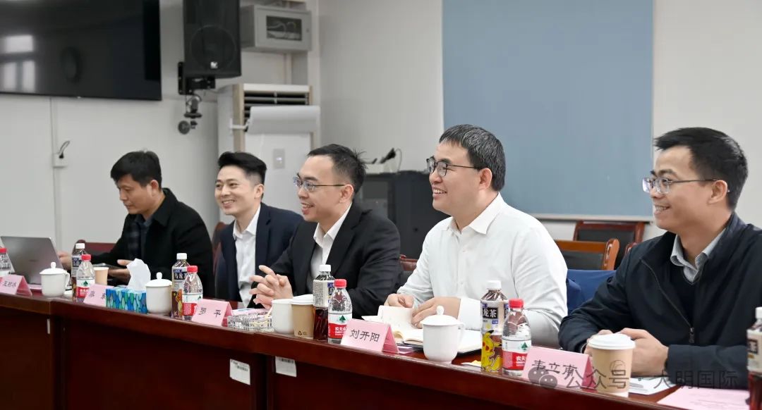 北港新材料党委副书记、副董事长、总经理罗平一行来访大明