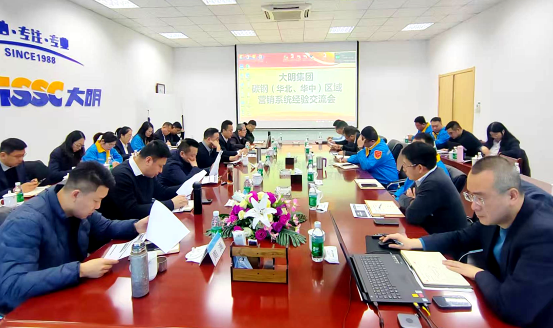 共享、协同、突破 — 大明集团召开碳钢(华北华中)区域经验交流会